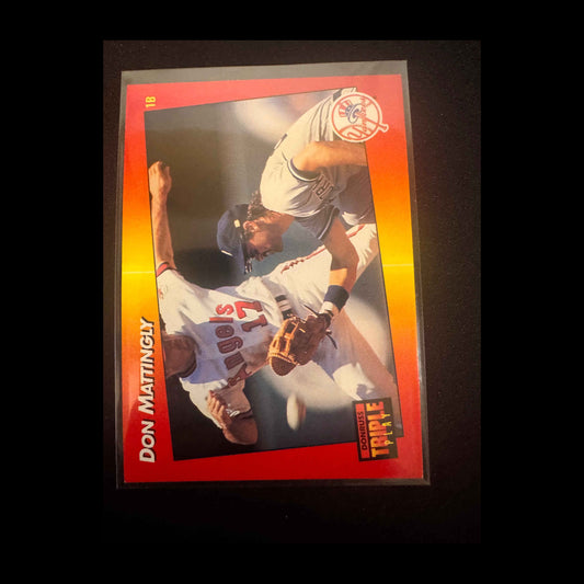 1992 Donruss Triple Play #159 Don Mattingly Card - front