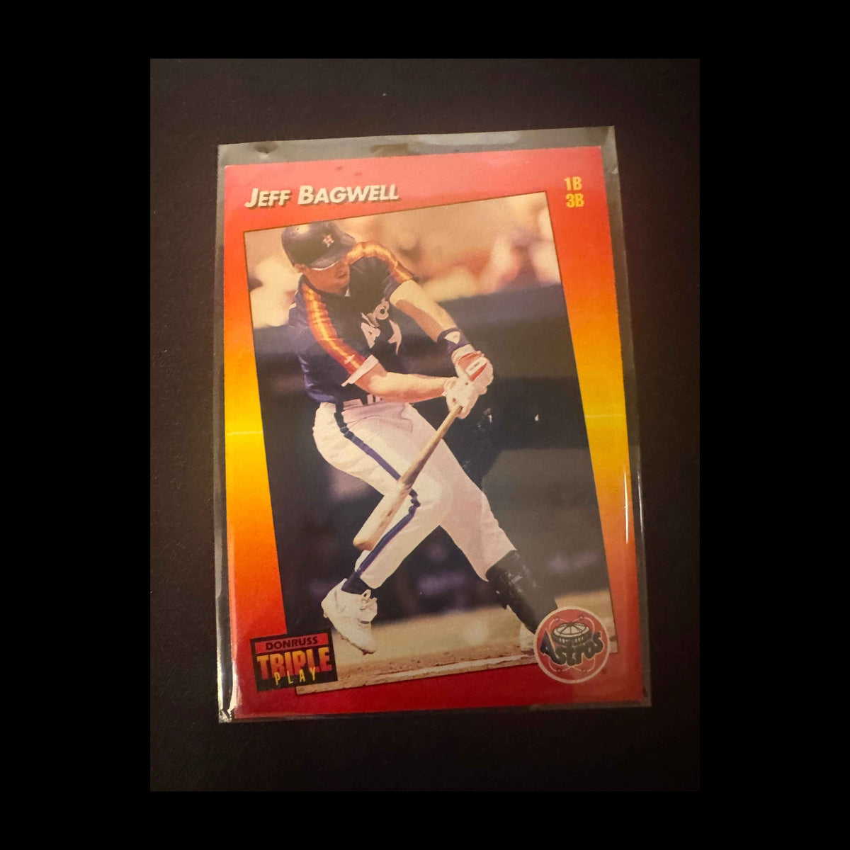 1992 Donruss Triple Play #200 Jeff Bagwell Card - view 3