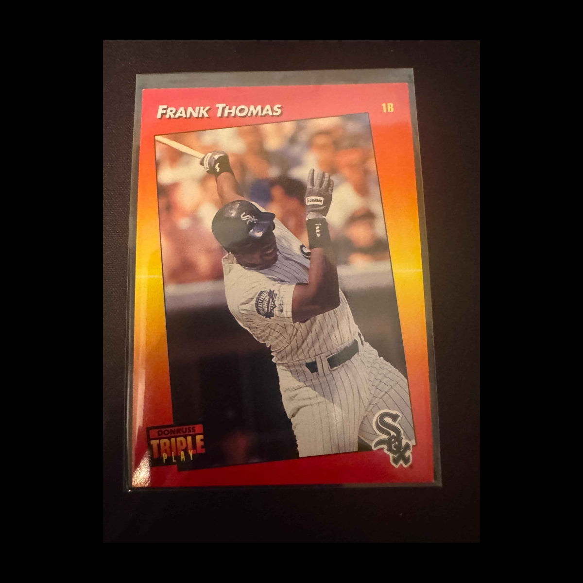 1992 Donruss Triple Play #206 Frank Thomas Card - view 3
