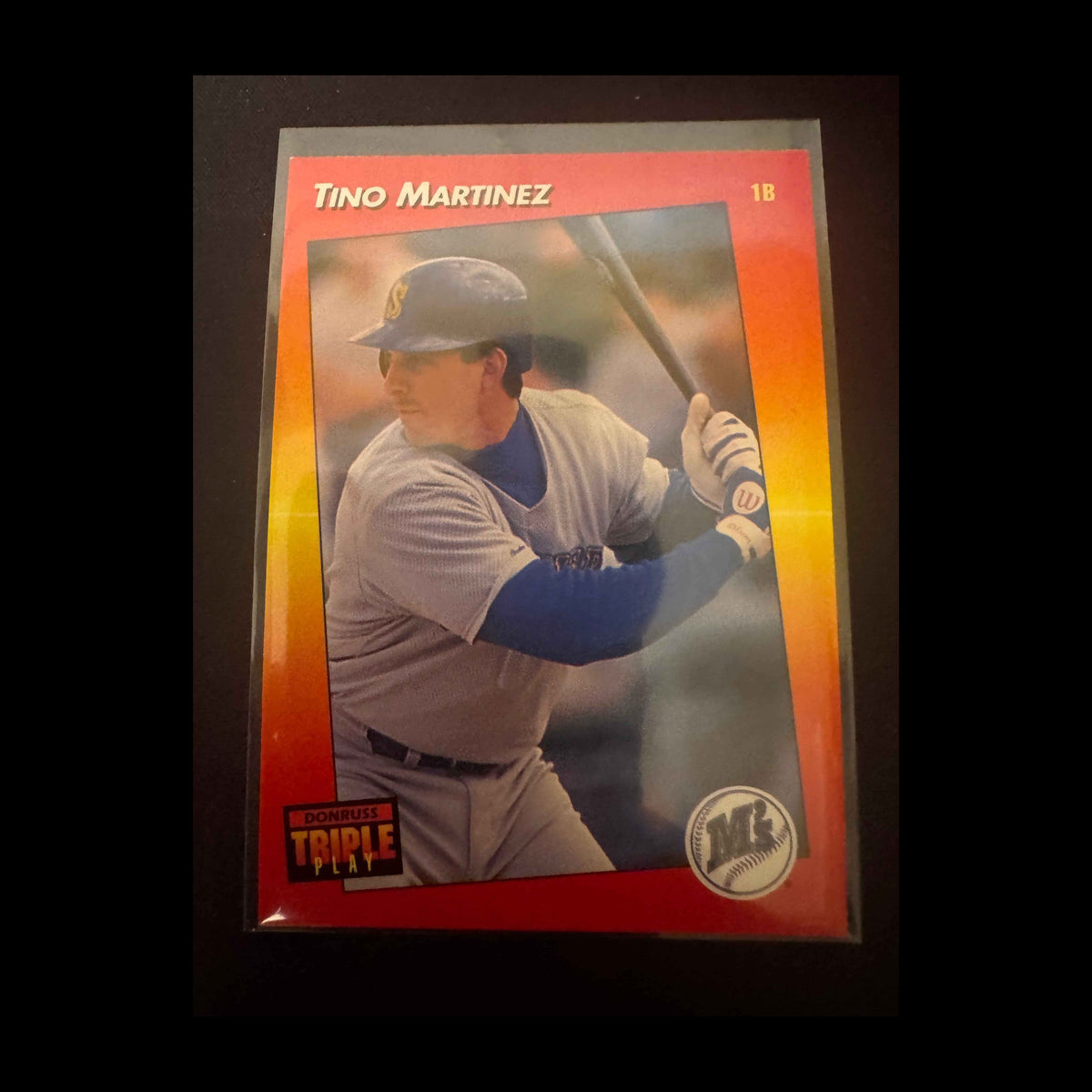 1992 Donruss Triple Play #259 Tino Martinez Card - view 3