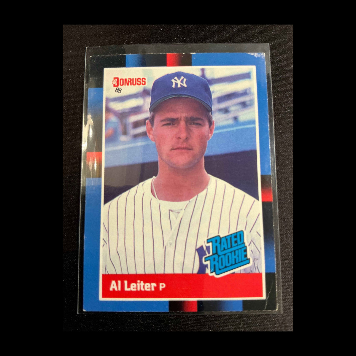 1988 Donruss #43 Al Leiter Rated Rookie Card. - front