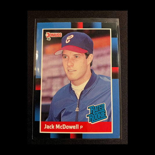 1988 Donruss #47 Jack McDowell Rated Rookie Card - front