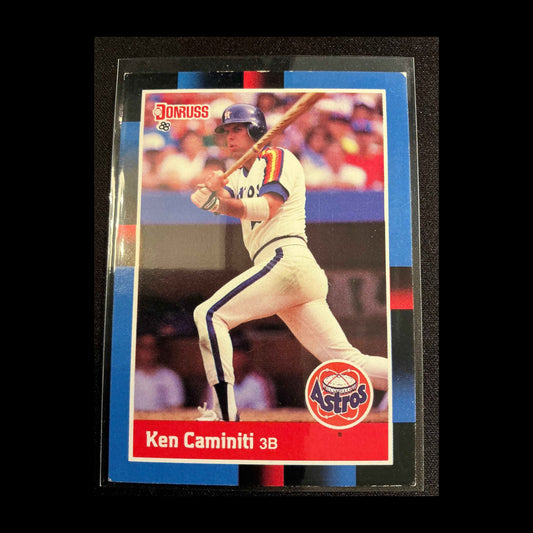 1988 Donruss #308 Ken Caminiti Rookie Card - front