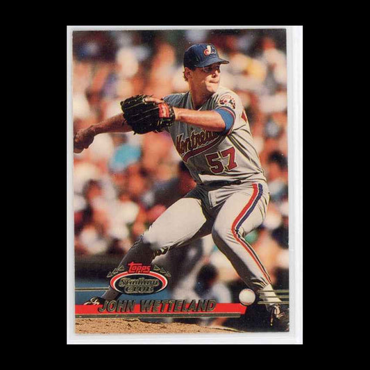 1993 Topps Stadium Club #344 John Wetteland Card - front