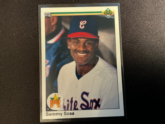 Tarjeta RC de Sammy Sosa n.° 17 de Upper Deck de 1990