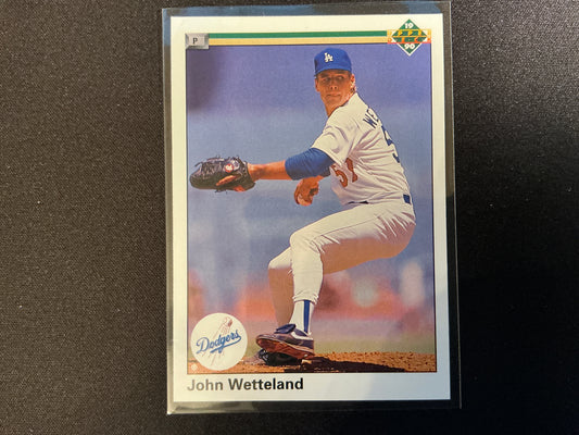 Tarjeta de John Wetteland, Upper Deck n.° 377, 1990