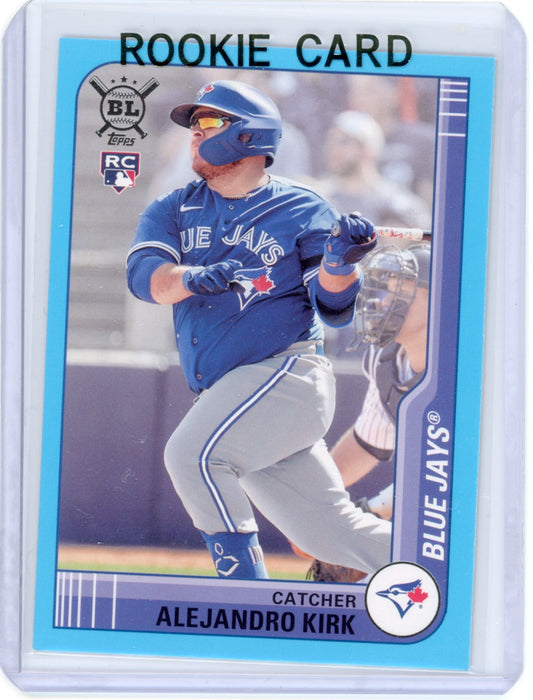 2021 Topps Big League Blue #231 Alejandro Kirk Rookie (RC) Blue Jays Card