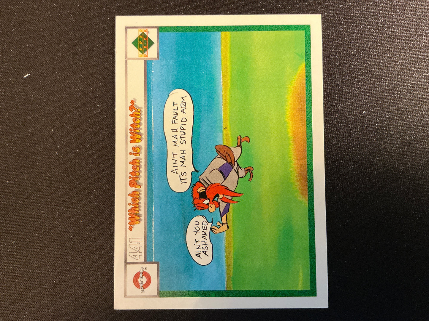 1990 Upper Deck Comic Ball #441/444 ¿Qué tono es la tarjeta de bruja?