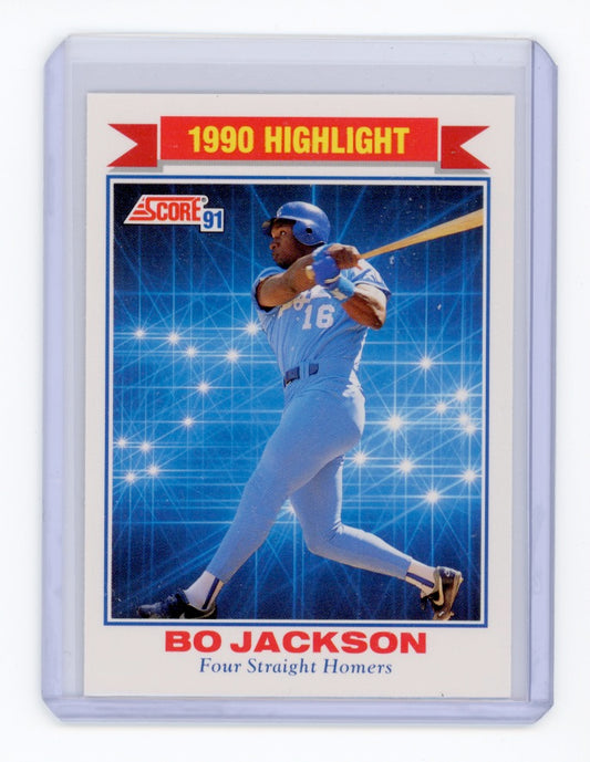 1991 Score #420 Bo Jackson Highlight (HL) Card
