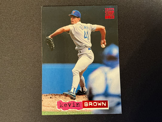 1994 Topps Stadium Club #382 Kevin Brown Card