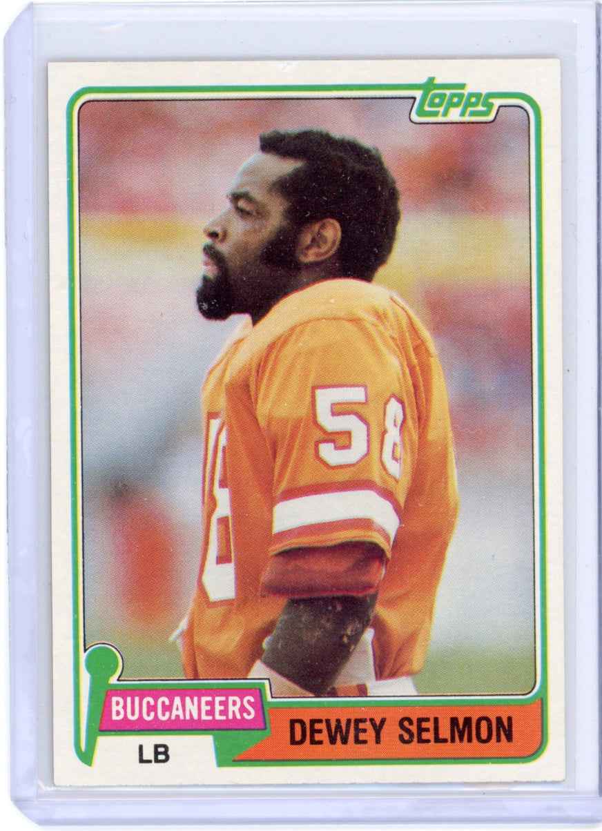 1981 Topps Dewey Selmon #68 Tampa Bay Buccaneers Card