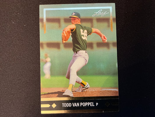1991 Leaf Gold Rookies #BC9 Todd Van Poppel