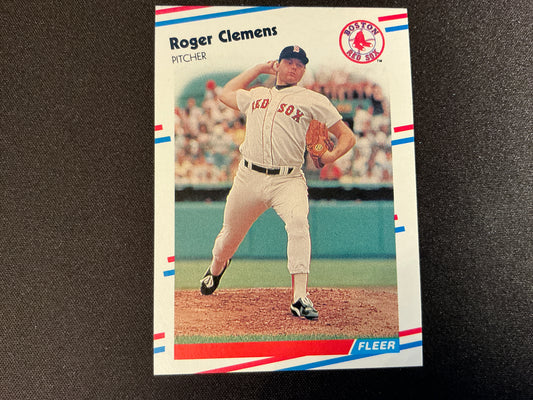 1988 Fleer #349 Roger Clemens Card