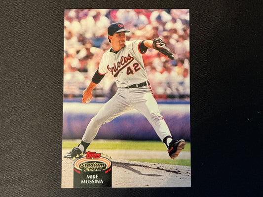 1992 Topps Stadium Club #225 Mike Mussina Card