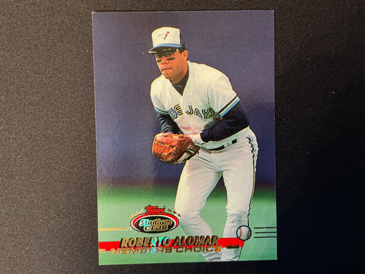 1993 Topps Stadium Club Members Choice #596 Roberto Alomar Card