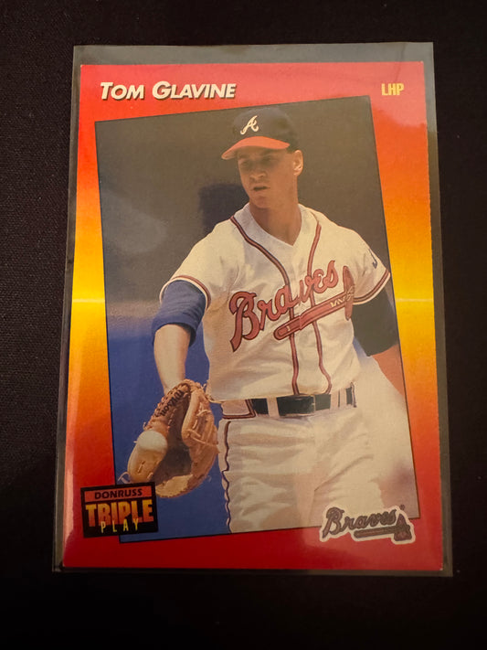 1992 Donruss Triple Play #7 Tom Glavine Card