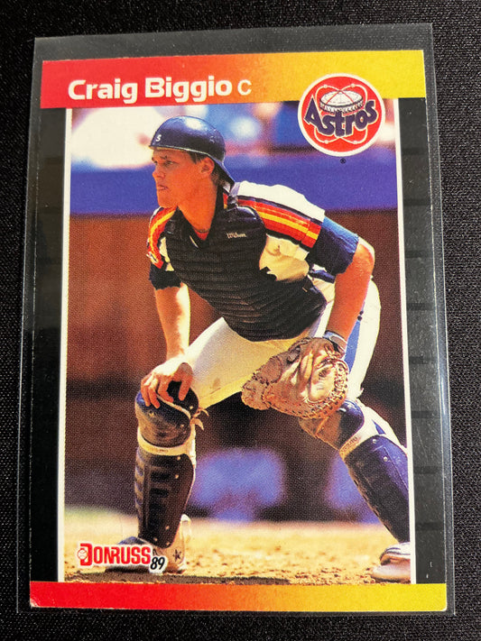 1989 Donruss #561 Craig Biggio Rookie Card