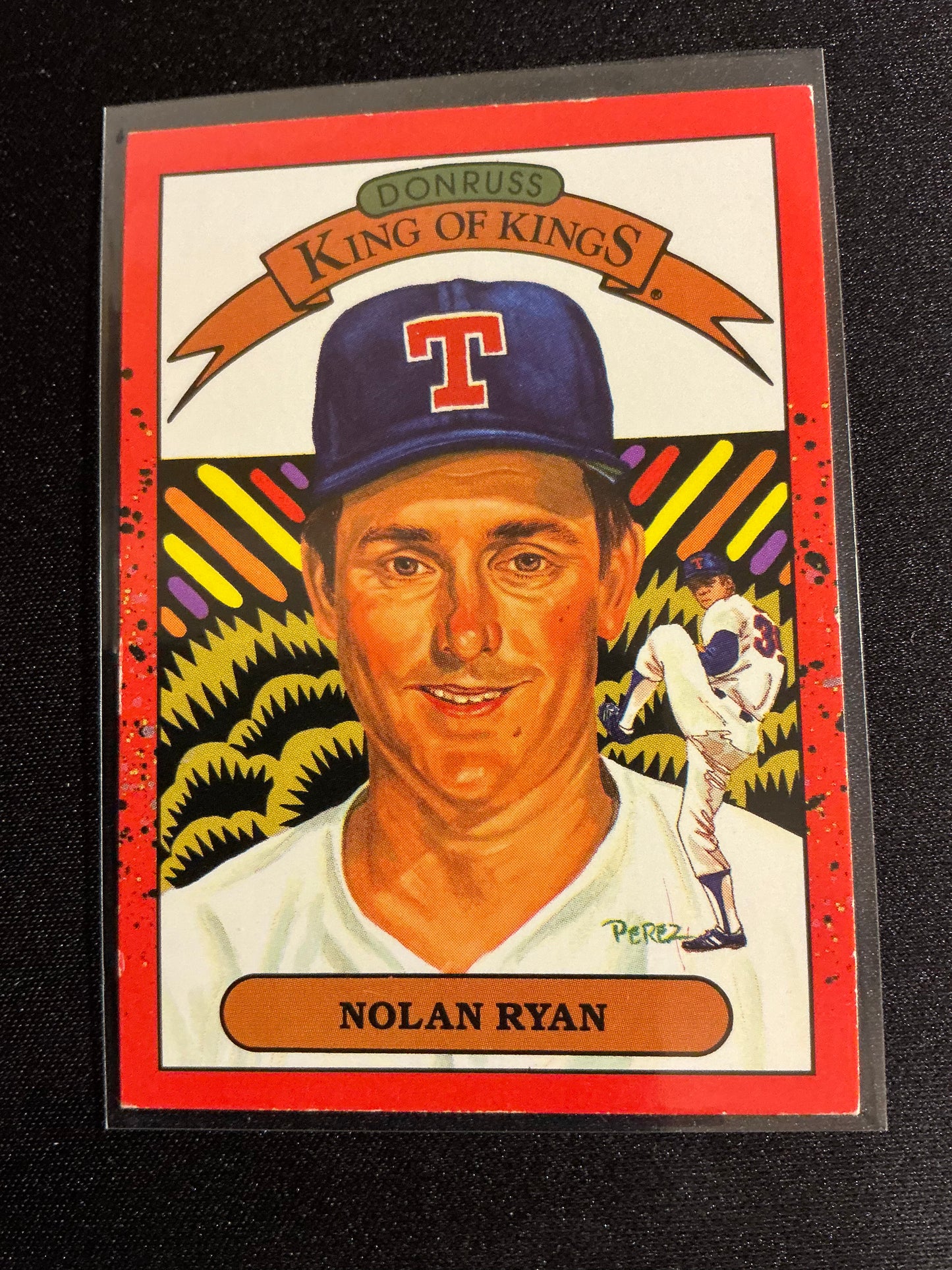1990 Donruss #665 Nolan Ryan King of Kings No . after INC Error Card