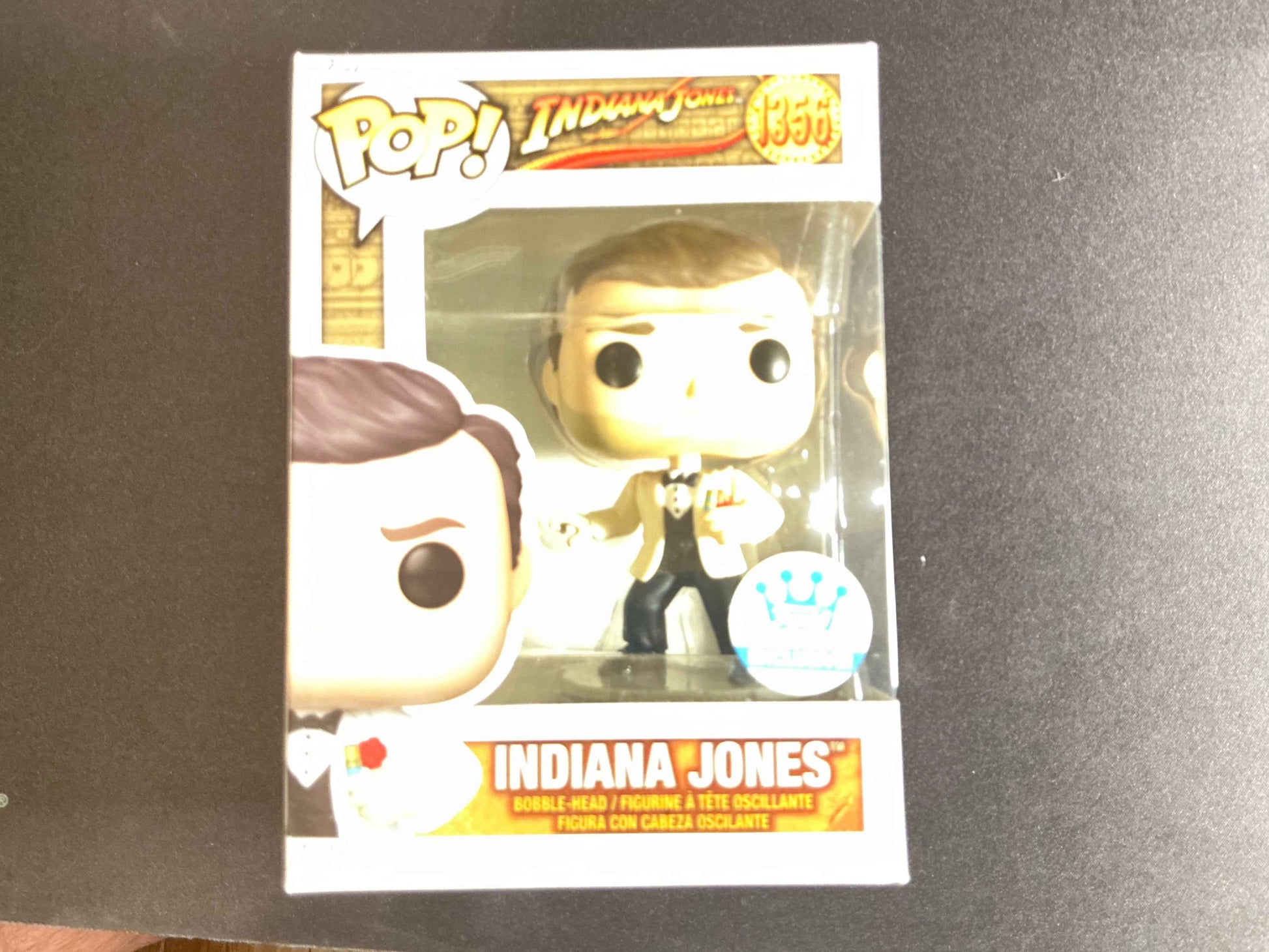 Indiana Jones #1356 Funko Pop! Bobble Head Exclusive in a Semi-Rigid Protective Case from UltraPro