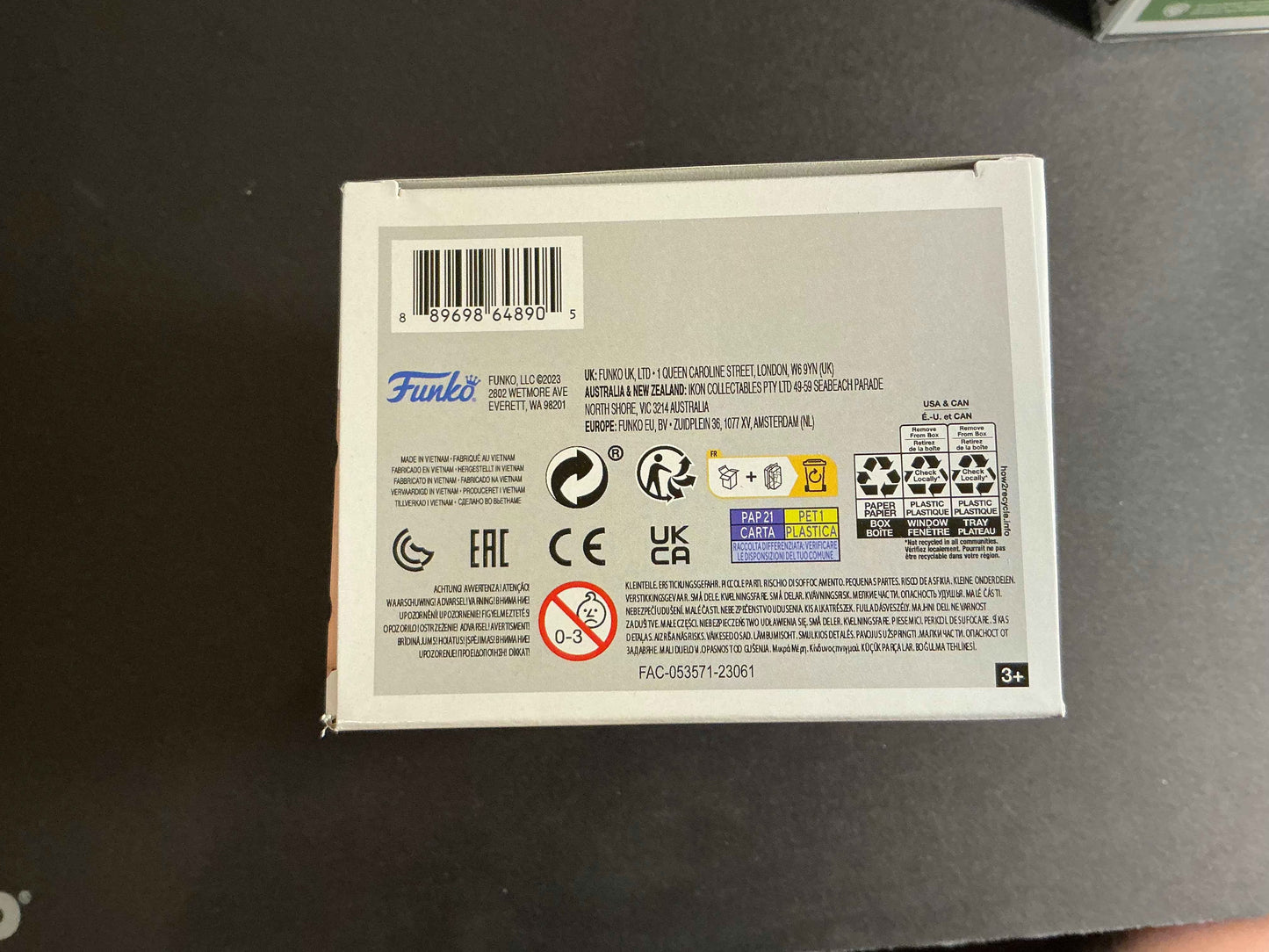 Indiana Jones #1356 Funko Pop! Bobble Head Exclusive in a Semi-Rigid Protective Case from UltraPro