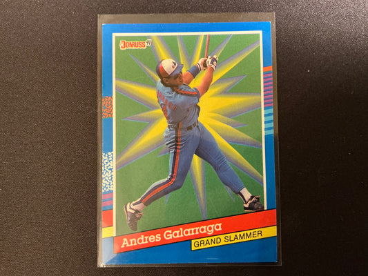 1991 Donruss Grand Slammer #9 Andres Galarraga Card