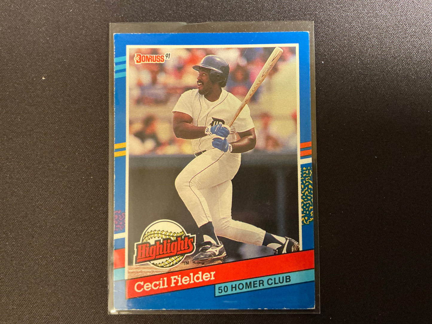 Tarjeta de Cecil Fielder #BC-5 de los MVP de Donruss de 1991