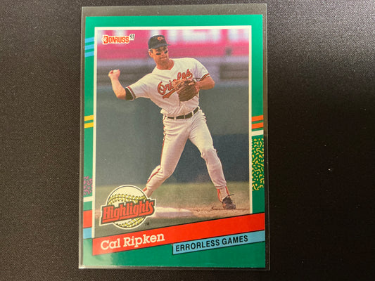 1991 Donruss MVPs #BC-17 Cal Ripken Jr Card