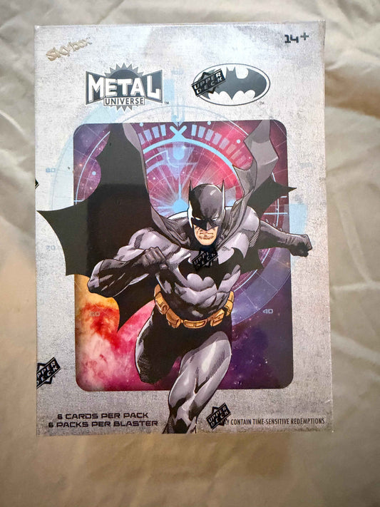 2025 Upper Deck Skybox Metal Universe Batman Factory Sealed Blaster Box