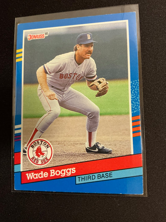 1991 Donruss #178 Wade Boggs No . After INC Error Card
