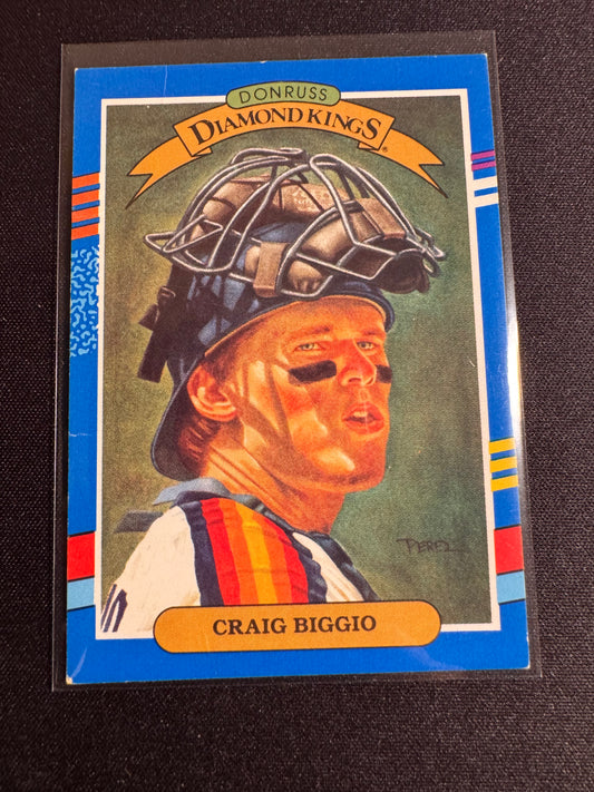1991 Donruss #2 Craig Biggio DK No . After Inc Error Card