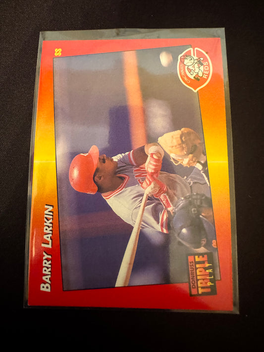 1992 Donruss Triple Play #31 Barry Larkin Card