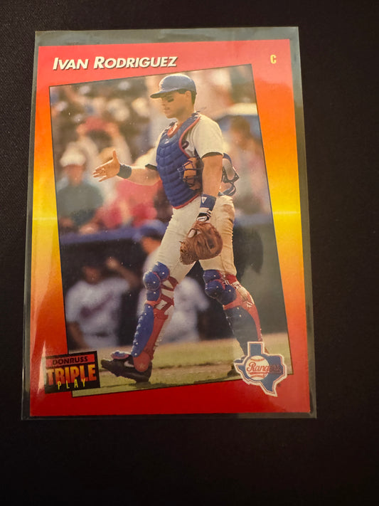 1992 Donruss Triple Play #51 Ivan Rodriguez Card