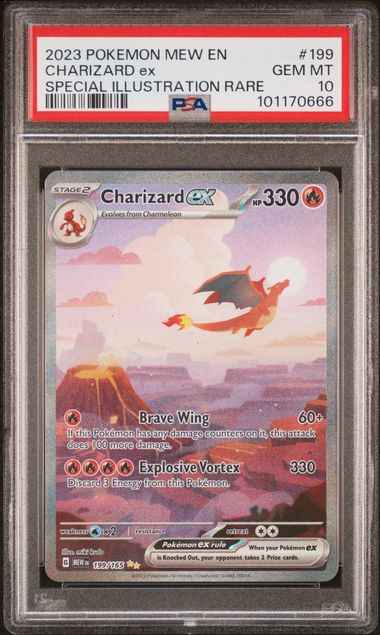 2023 POKEMON MEW EN-151 #199 CHARIZARD EX SPECIAL ILLUSTRATION RARE