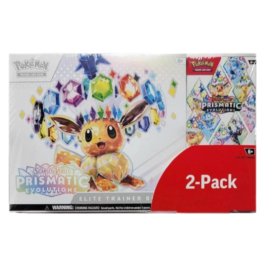Costco Pokemon Prismatic Evolutions 2-Pack Trainer Box and Booster Bundle