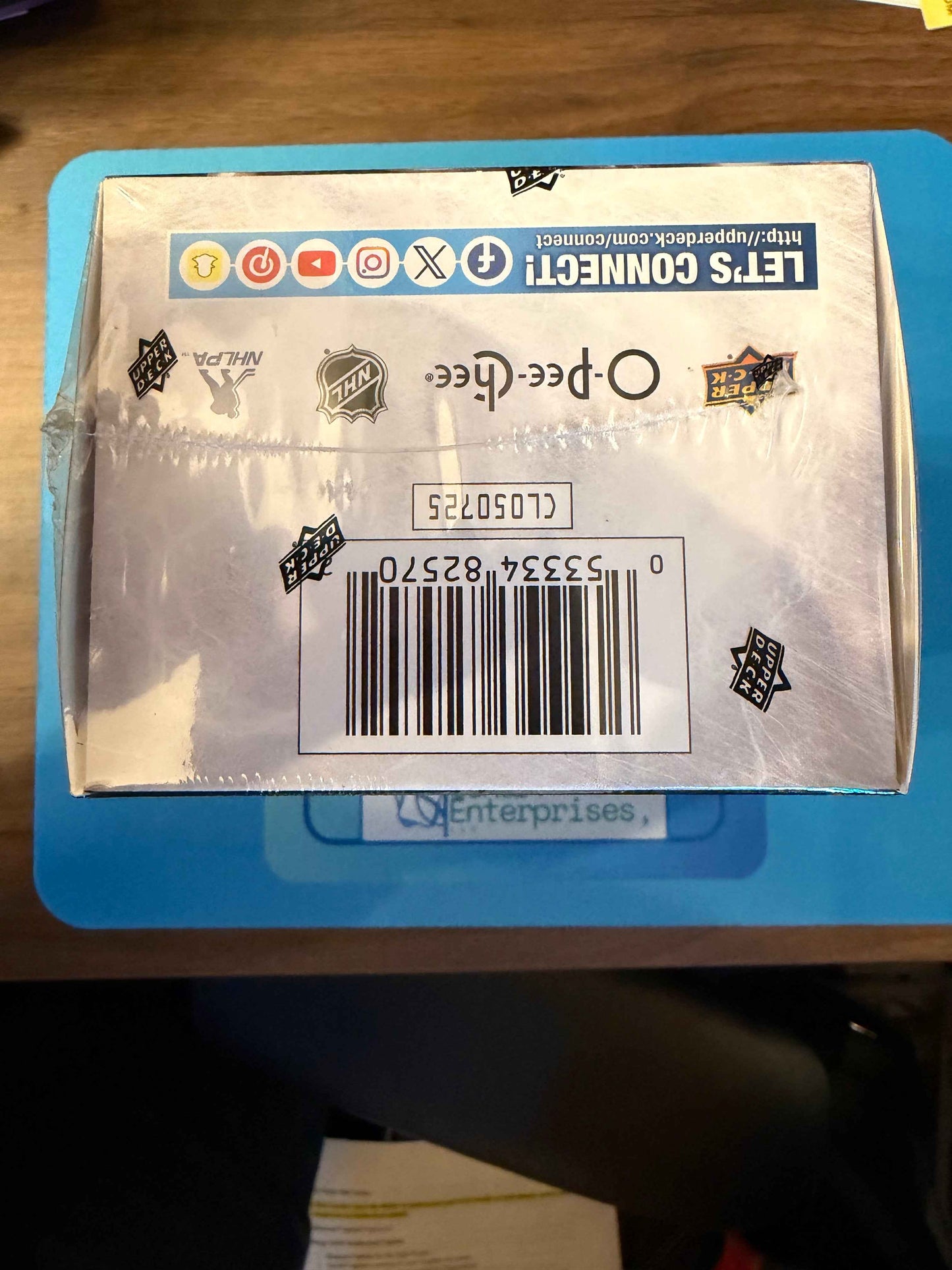 2024-25 Upper Deck O-Pee-Chee PLATINUM Hockey Factory Sealed 6 Pack Blaster Box