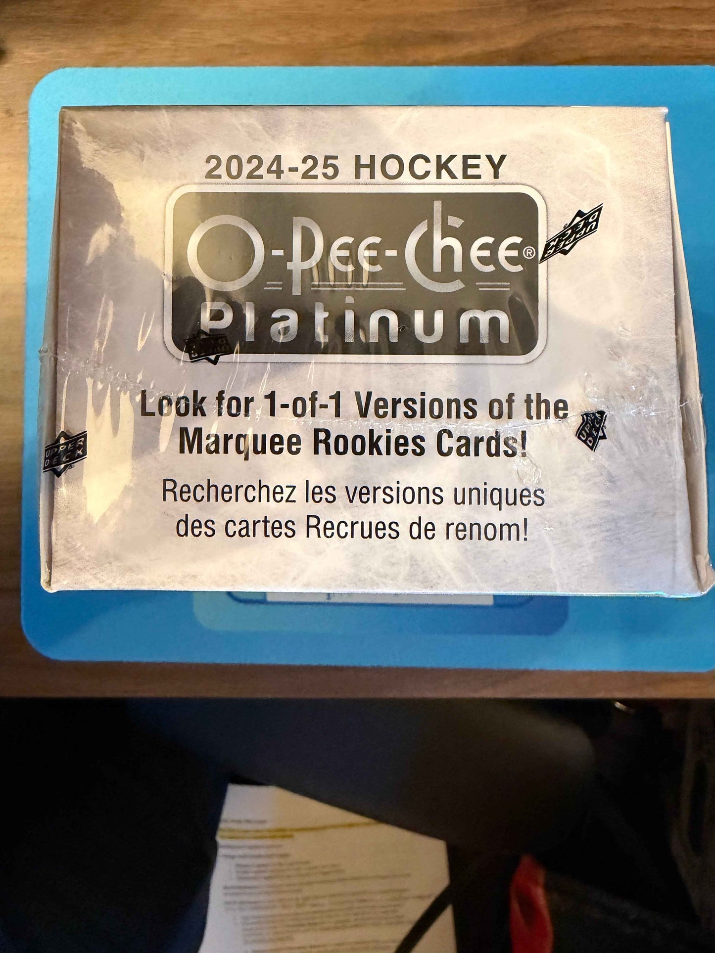 2024-25 Upper Deck O-Pee-Chee PLATINUM Hockey Factory Sealed 6 Pack Blaster Box