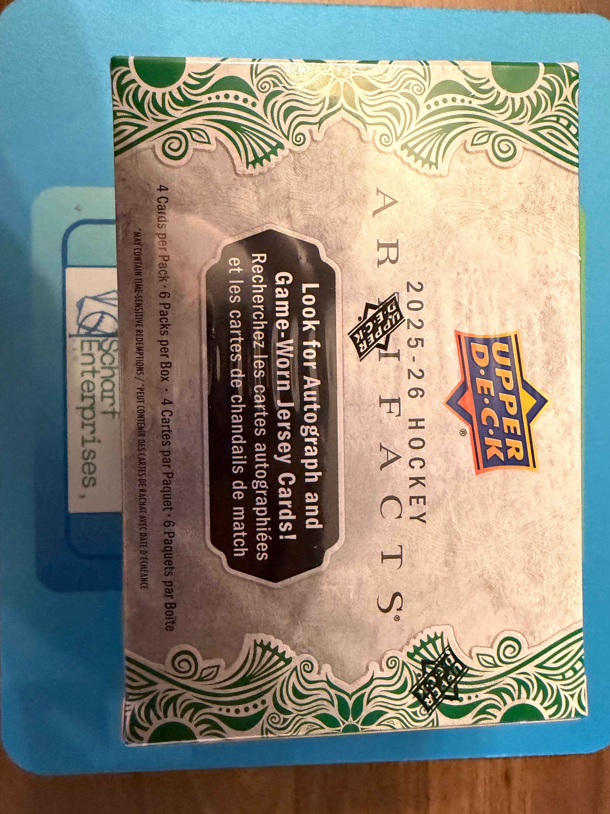 2025-26 Upper Deck Artifacts NHL Hockey Trading Cards Blaster Box