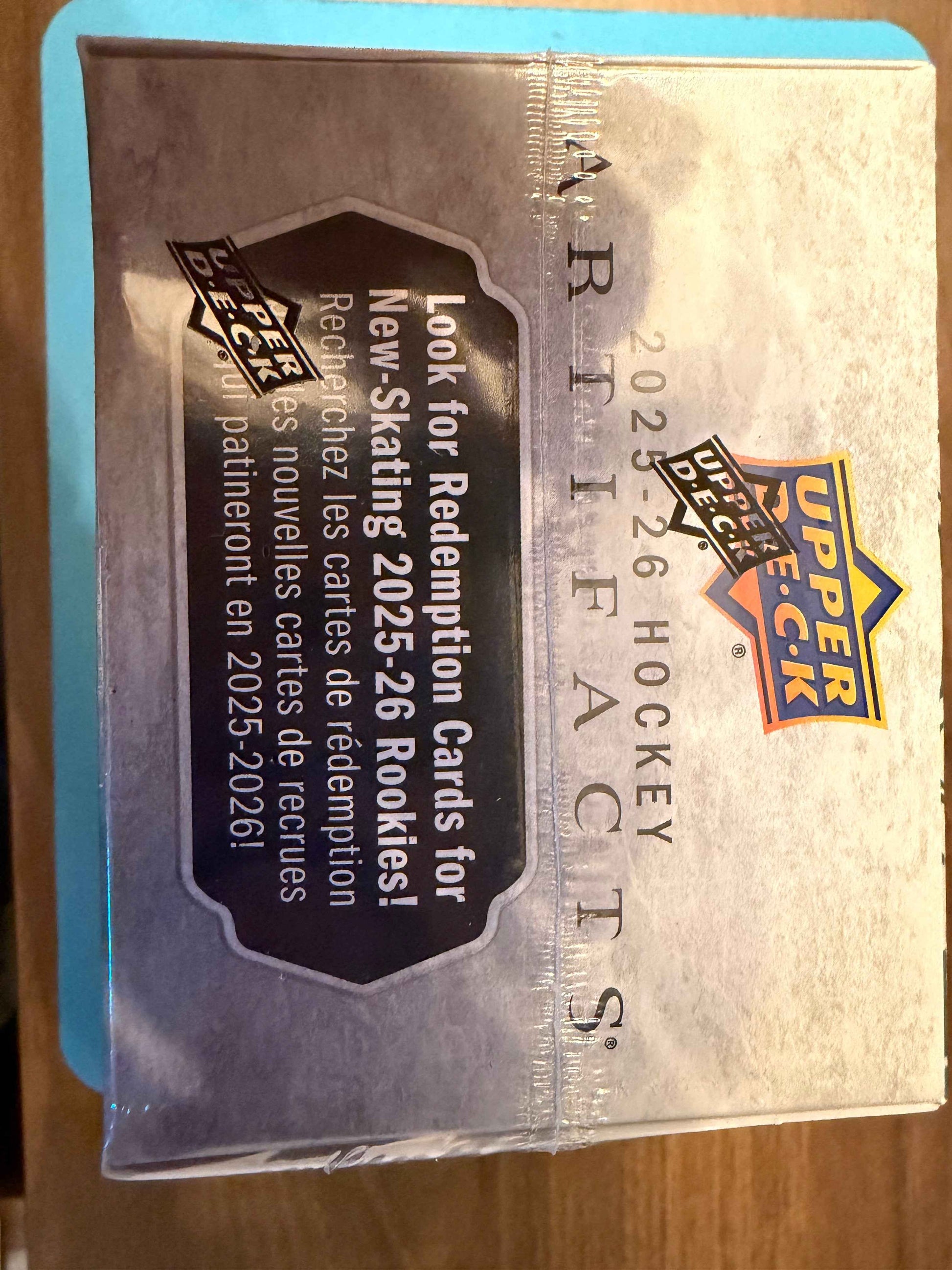 2025-26 Upper Deck Artifacts NHL Hockey Trading Cards Blaster Box