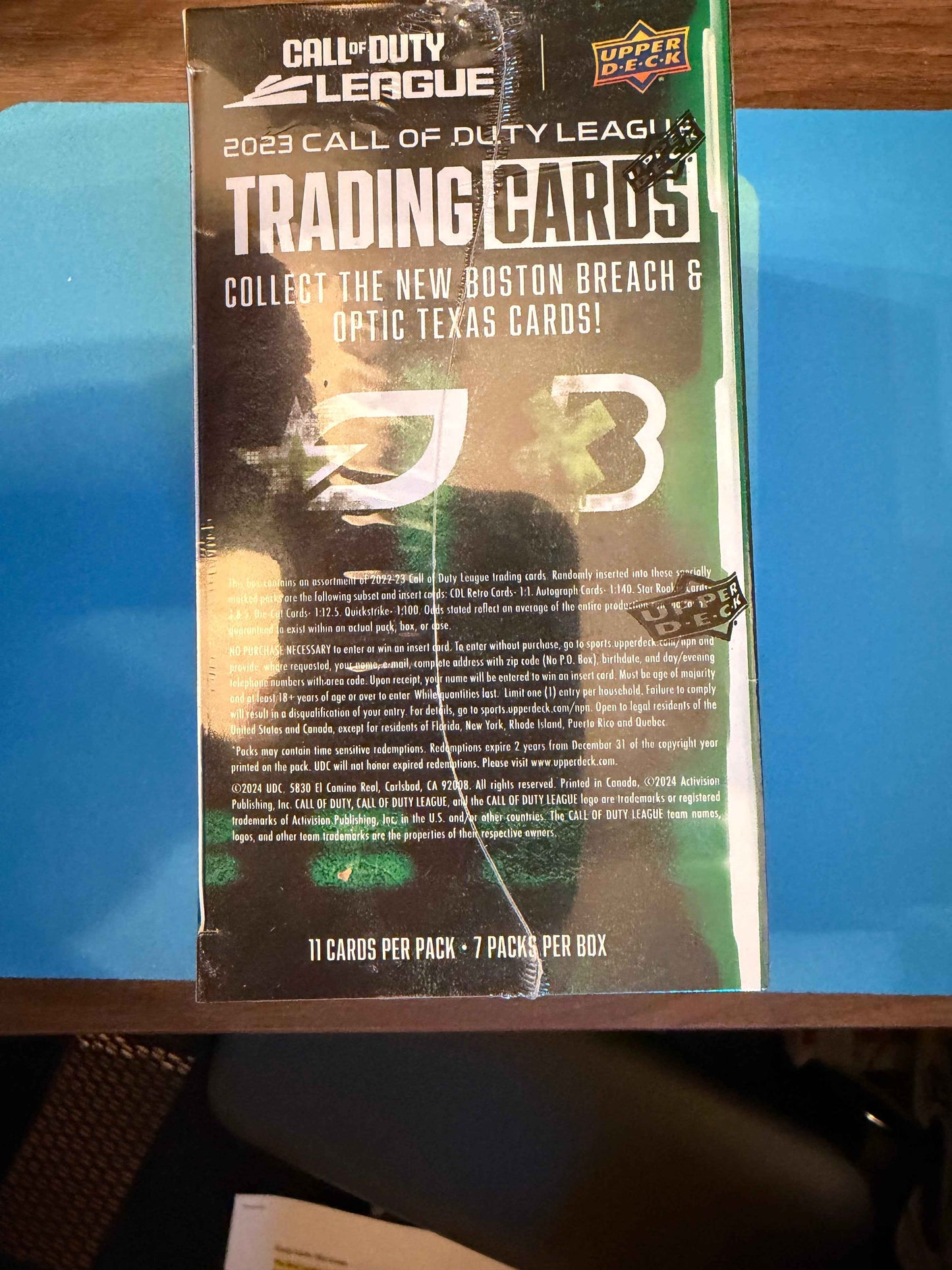 2023 Upper Deck Call of Duty League Trading Cards Blaster Box with 77 cards