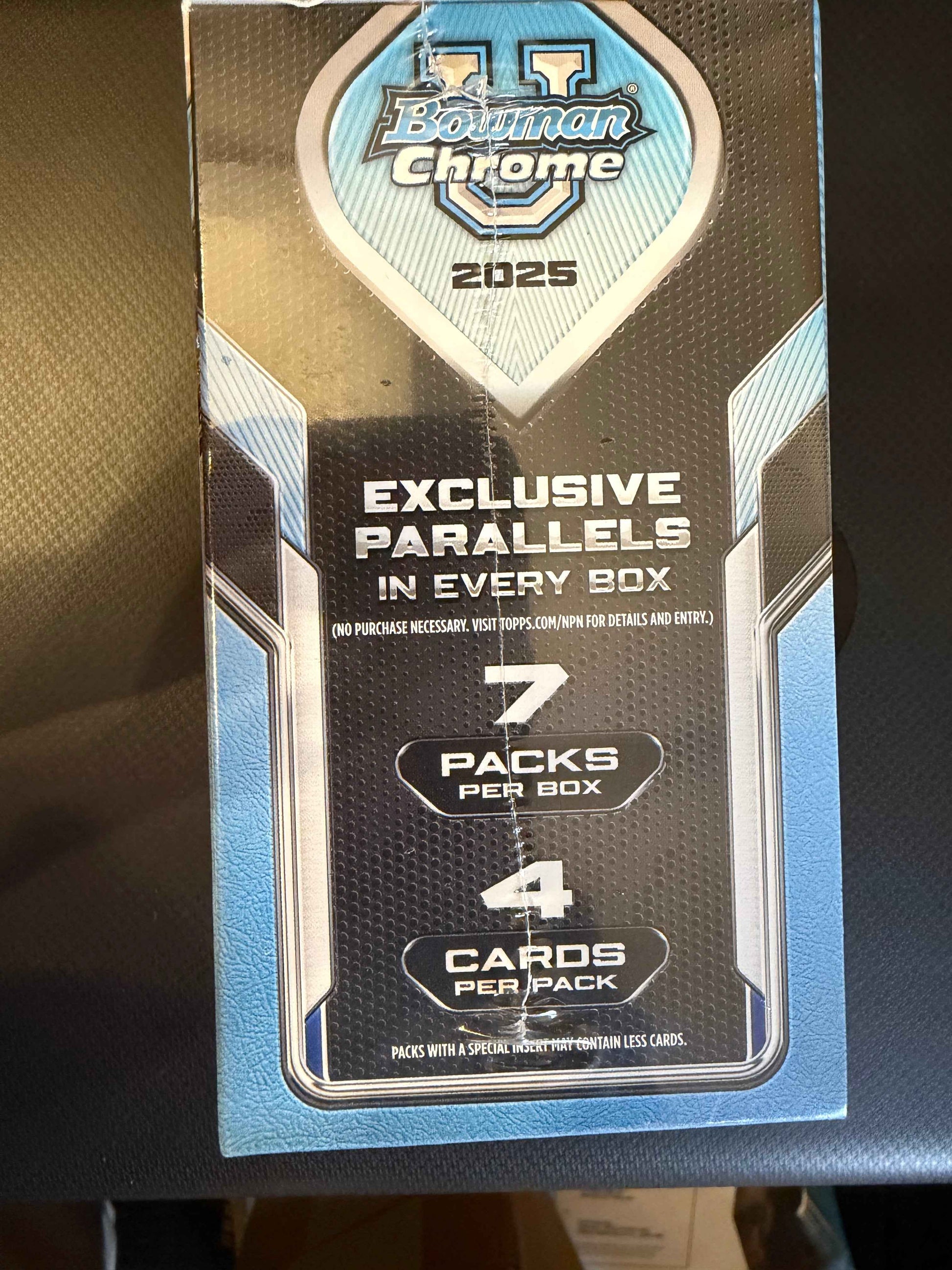 2025 BOWMAN UNIVERSITY CHROME FOOTBALL VALUE BLASTER BOX