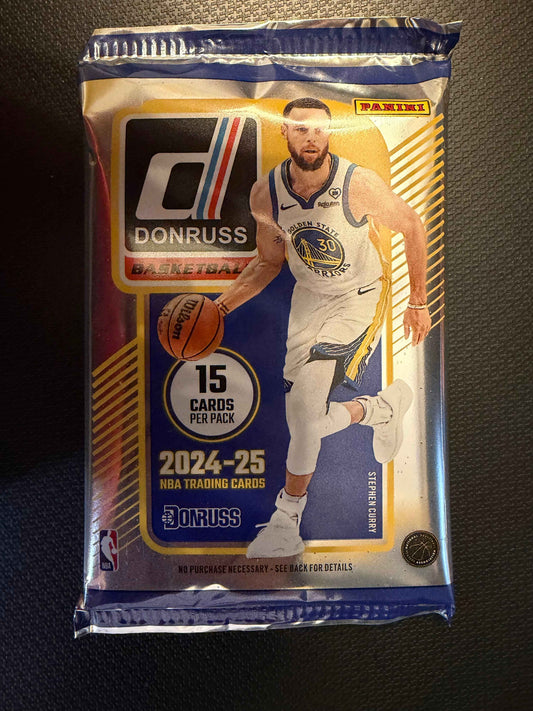 2024-25 Donruss Basketball Cello Fat Pack Of 15 Cards