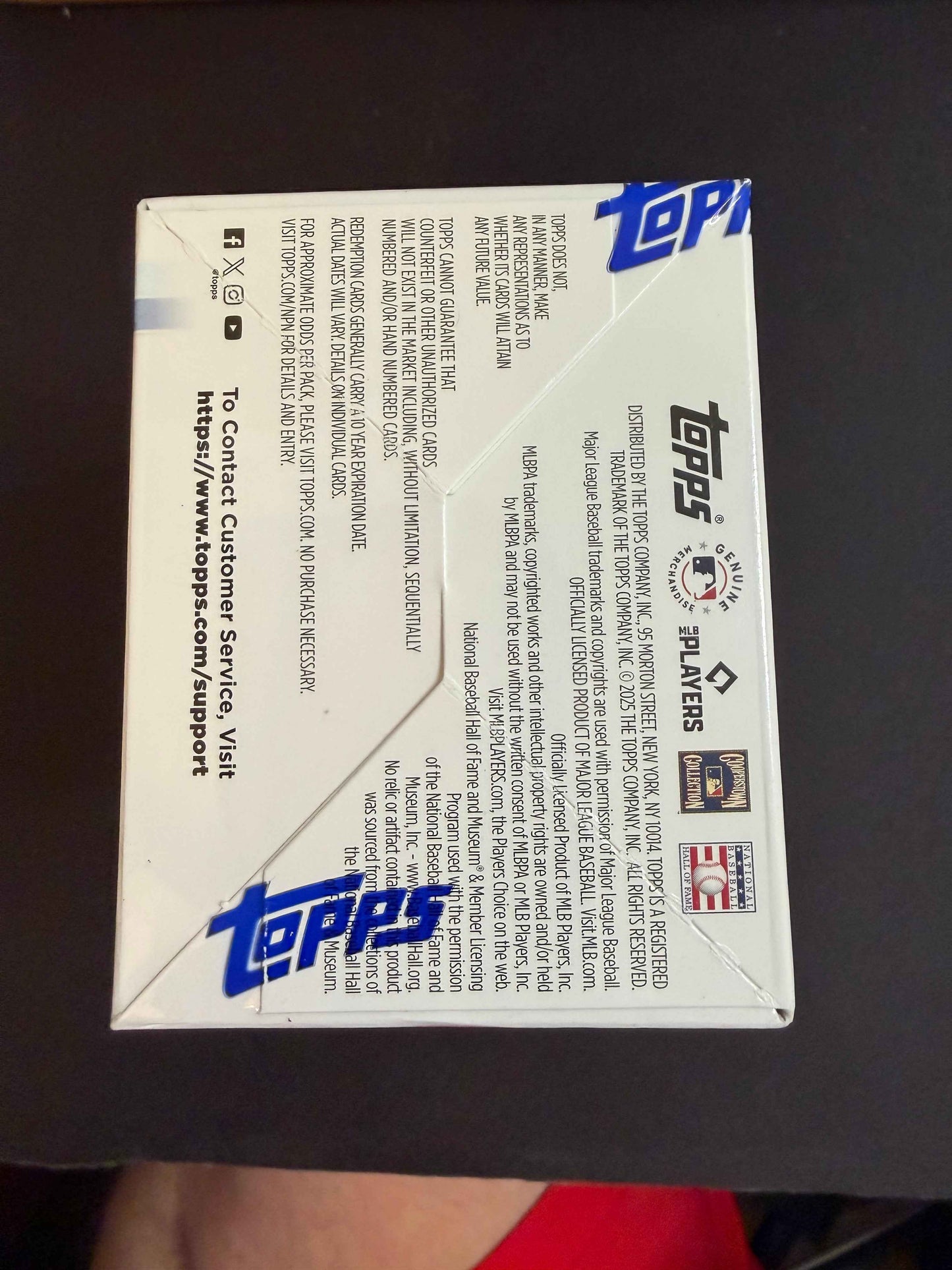 2025 Topps Update Series with Exclusive Fanatics Authentic Memorabilia Redemptions Baseball Cards