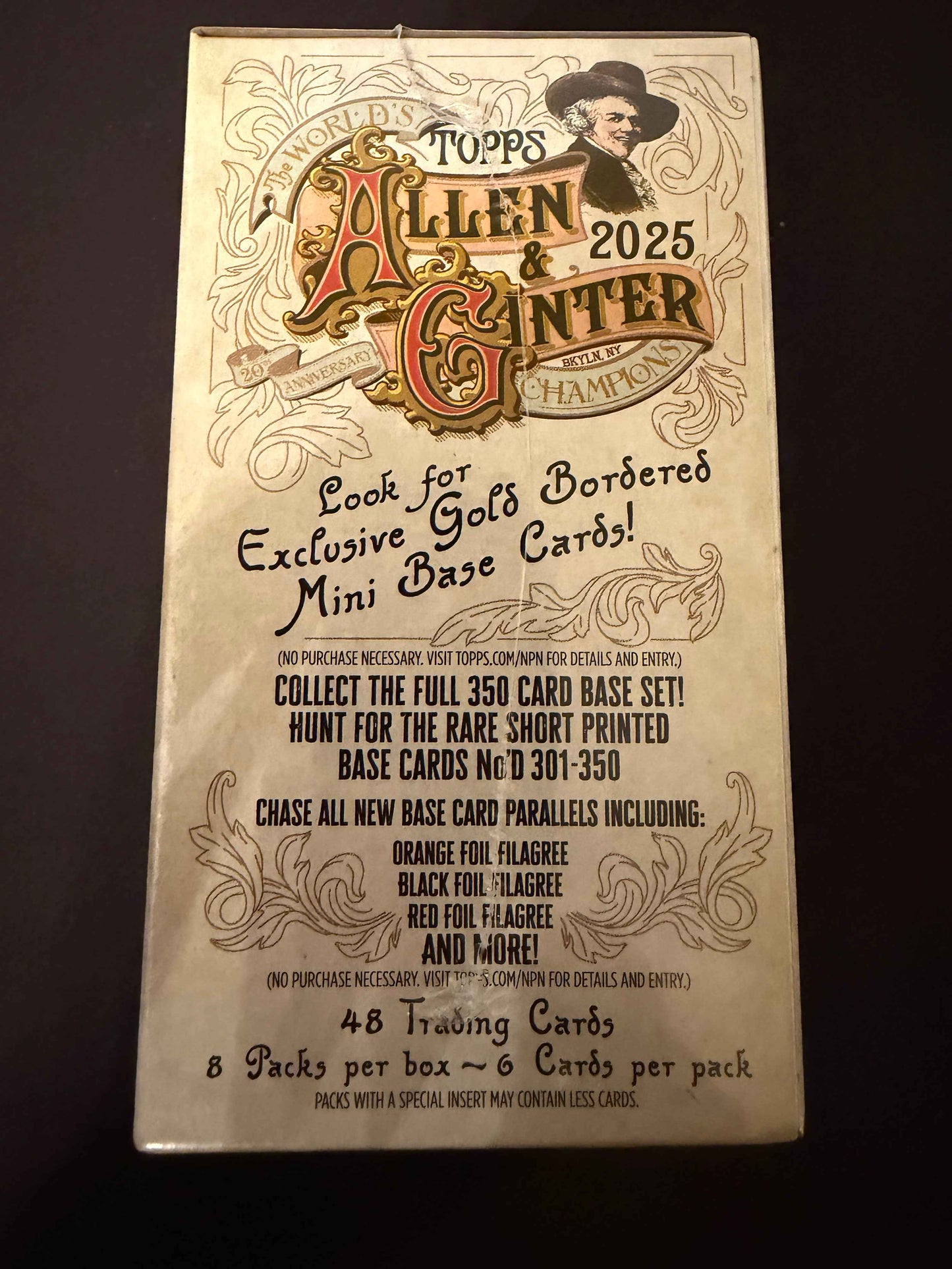 2025 Topps Allen & Ginter 20th Anniversary Baseball Card Blaster Box