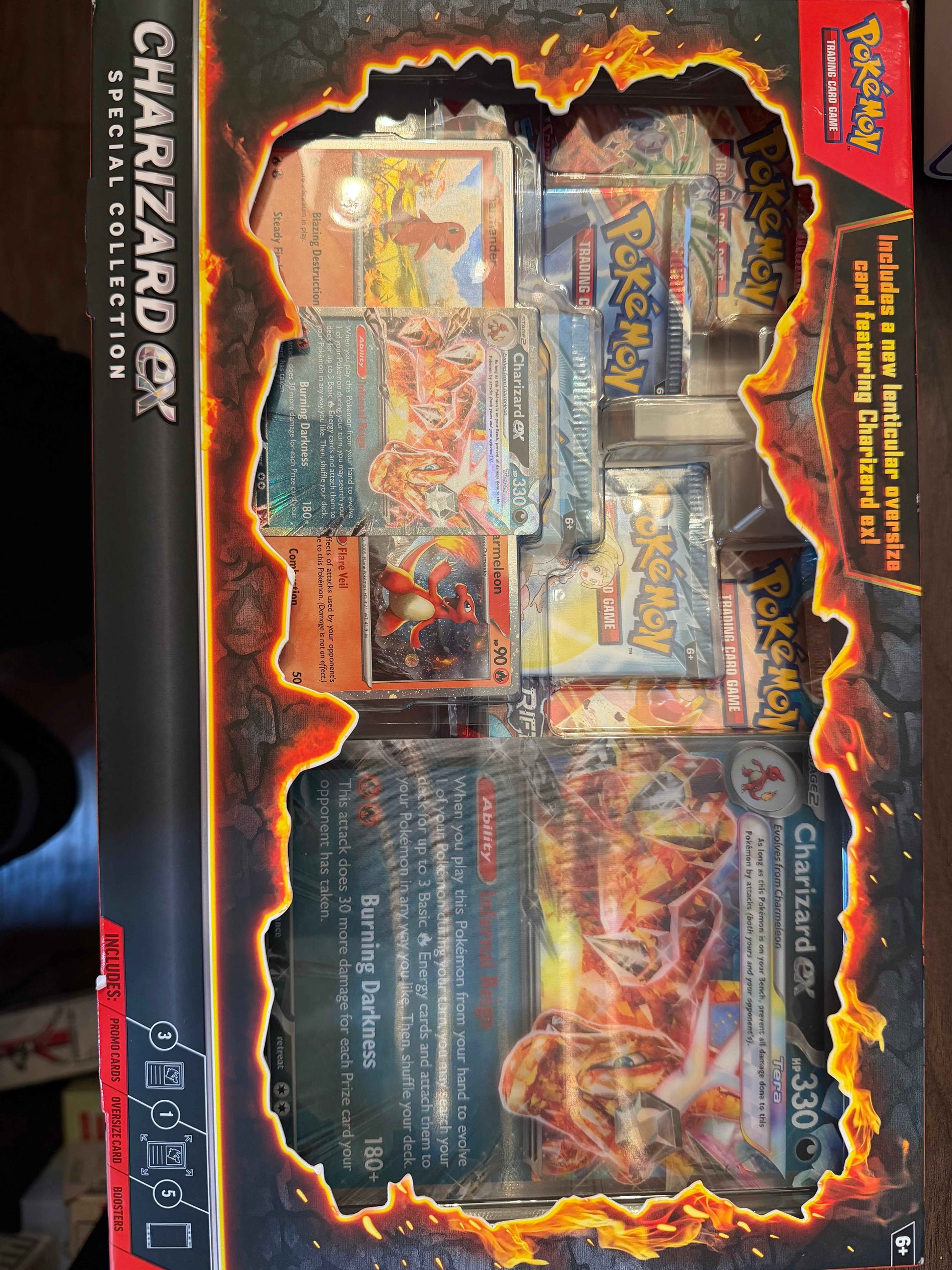 Pokemon TCG: Charizard Ex Special Collection Box 2025 - New Factory Sealed