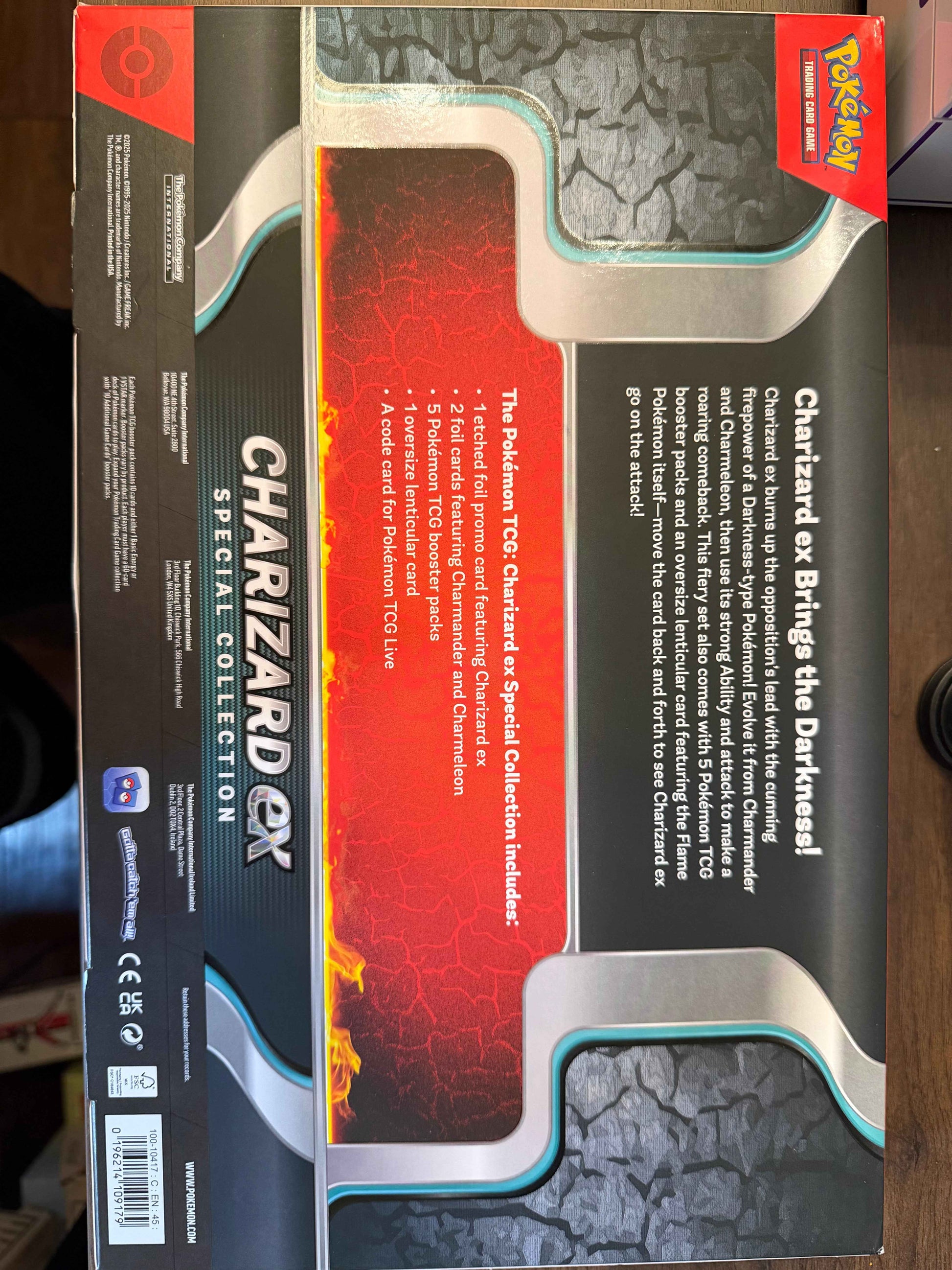 Pokemon TCG: Charizard Ex Special Collection Box 2025 - New Factory Sealed