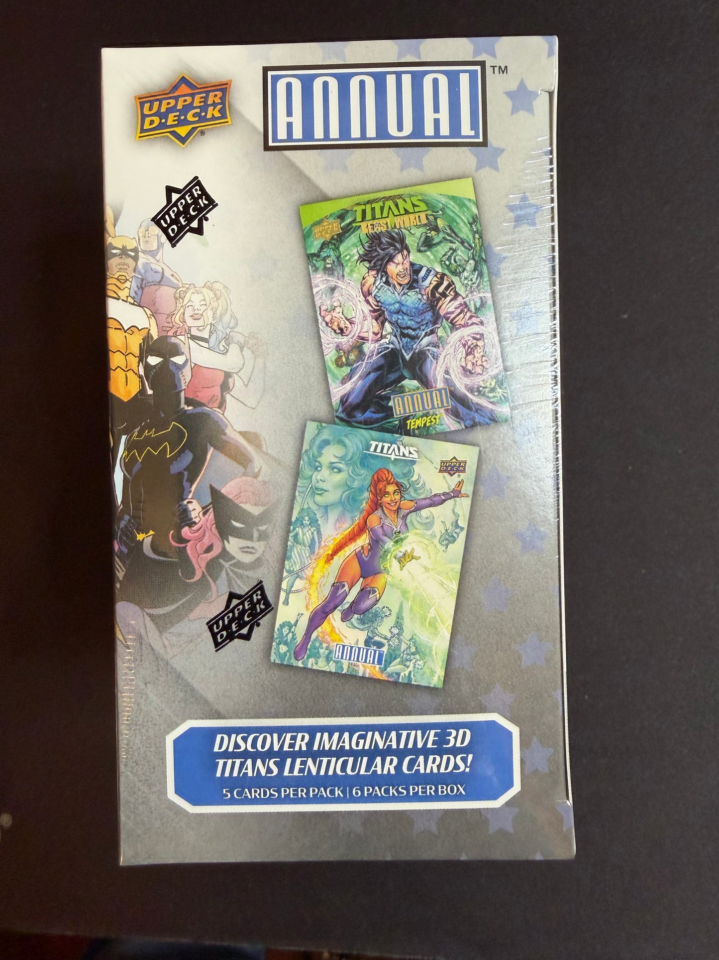 2023-2024 Upper Deck DC Annual Trading Cards Sealed 6 Pack Blaster Box