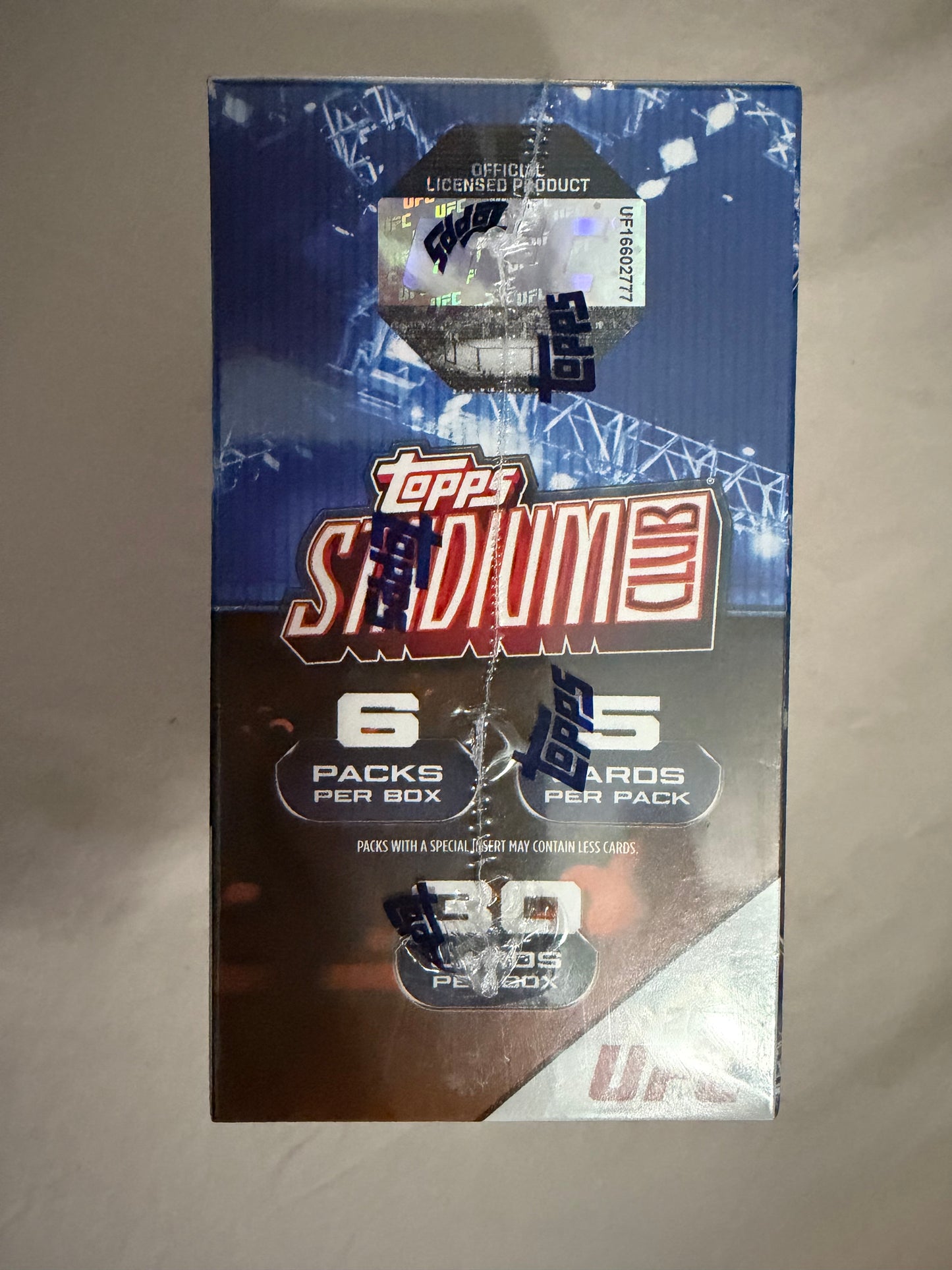 2025 Topps Stadium Club UFC with 3 Exclusive Chrome Xfractor Parralels Mega Box