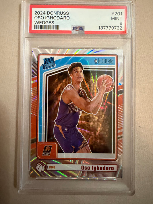 2024 Donruss #201 Oso Ighodaro PSA 9.0 Mint Phoenix Suns Card