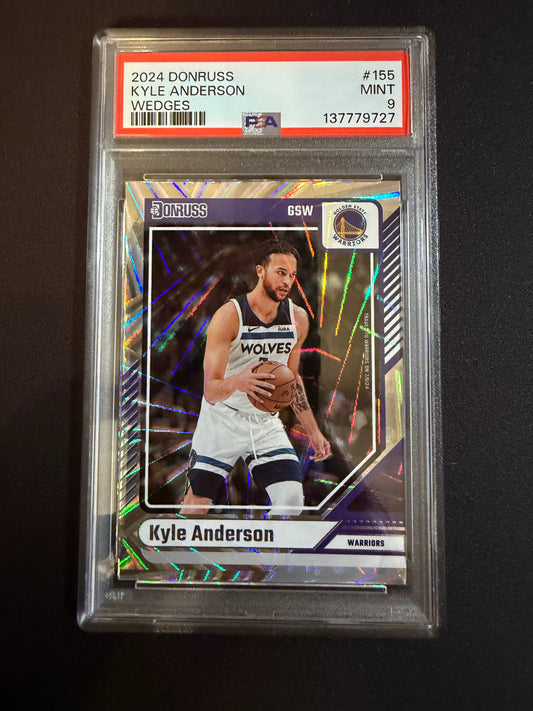 2024 Donruss #155 Kyle Anderson Wedges PSA 9.0 Mint Golden State Warriors Card