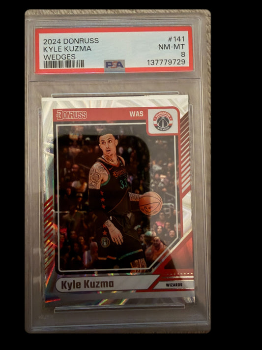 Kyle Kuzma PSA 8 front